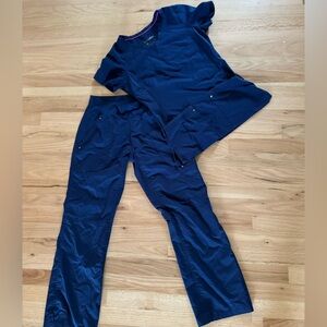 Purple label yoga scrub set